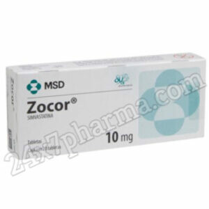 Zocor 10mg Tablet 30'S