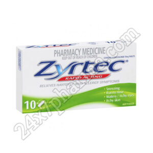 Zyrtec 10mg Tablet 30'S
