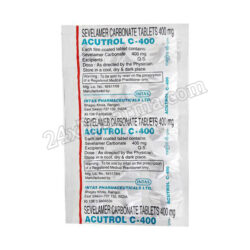 Acutrol C 400mg Tablet 30'S
