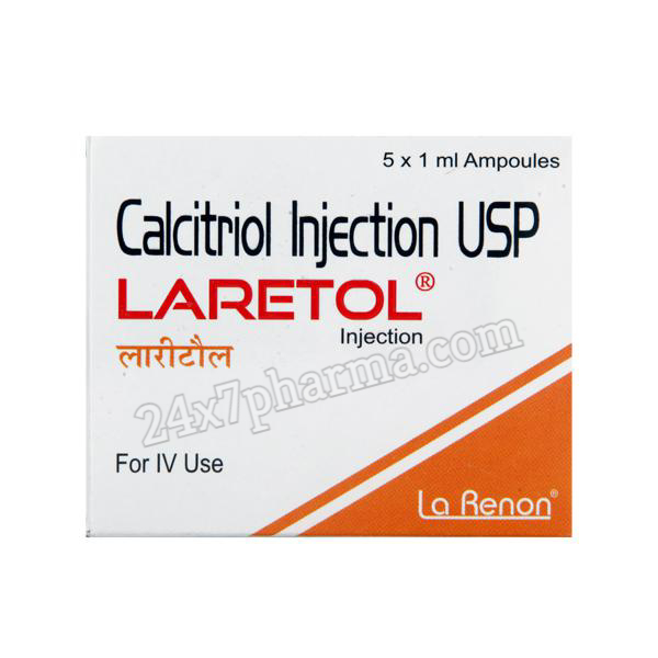 Laretol Injection 1ml (3 Ampoules)