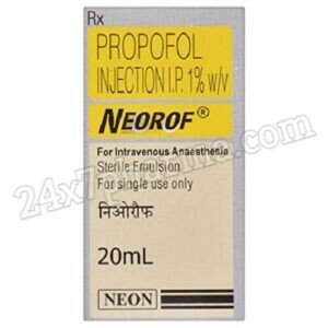 Neorof 20 ml Propofol Injection (5 Injections)