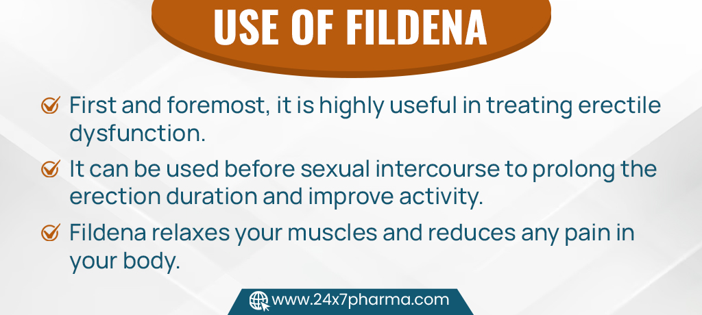 Use of Fildena