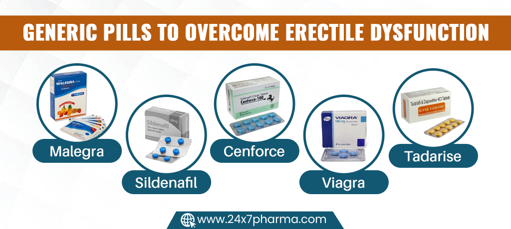 Generic Pills to Overcome Erectile Dysfunction