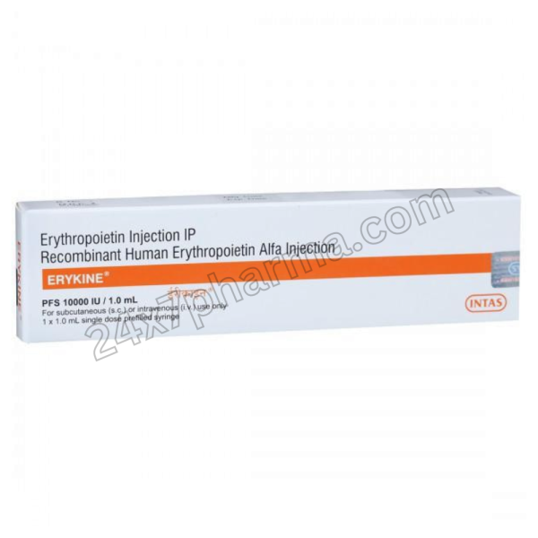 ERYKINE 10000 IU INJECTION : Uses & Strengths