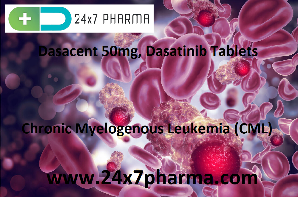Dasacent 50mg, Dasatinib Tablets 