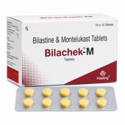 Bilachek M Tablet containing Bilastine 20mg and Montelukast 10mg for allergy relief