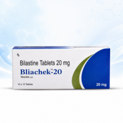 Bilachek Tablet 20mg Bilastine antihistamine tablet for allergy relief