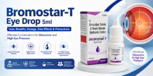 Bromostar-T Eye Drop 5ml for glaucoma and high eye pressure