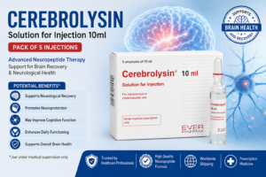 Cerebrolysin Solution for Injection 10ml Pack of 5 Injection for Neurological Treatment