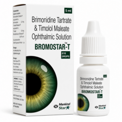 Bromostar T Eye Drop 5ML for glaucoma and high eye pressure