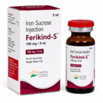 Ferikind S 100mg Injection 5mL Iron Sucrose injection for iron deficiency anemia