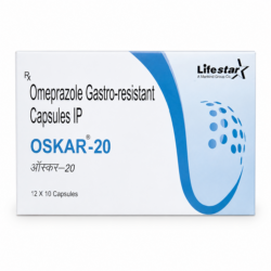 Oskar 20 Capsule Omeprazole 20mg by Mankind Pharma