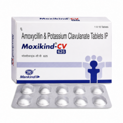 Moxikind CV 625 Tablet Amoxycillin and Clavulanic Acid Tablets