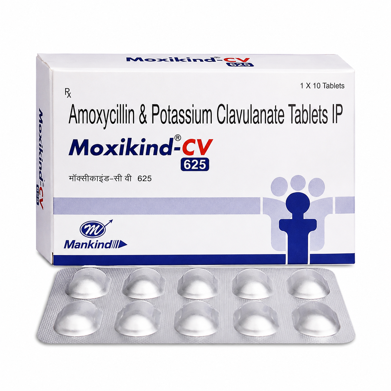 Moxikind CV 625 Tablet Moxikind CV 625 Tablet Amoxycillin and Clavulanic Acid Tablets