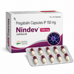 Nindev 150mg Capsule (Nintedanib 150mg) by Zydus Healthcare Ltd for idiopathic pulmonary fibrosis treatment