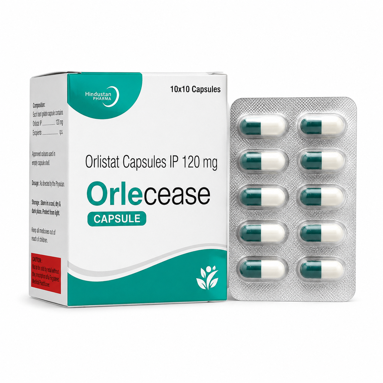 Orlecease Capsule 120mg Orlecease Capsule Orlistat 120mg for weight management