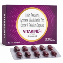 Vitakind I Capsule with lutein, zeaxanthin and antioxidants for eye health support